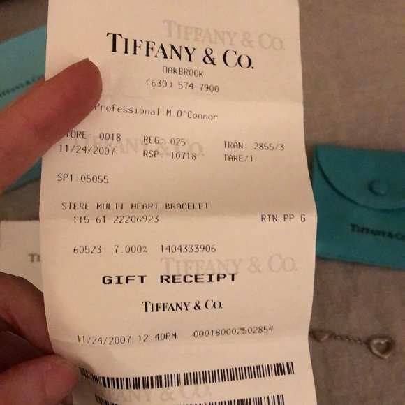 Tiffany & Co. multi heart toggle silver bracelet - Picture 2 of 8